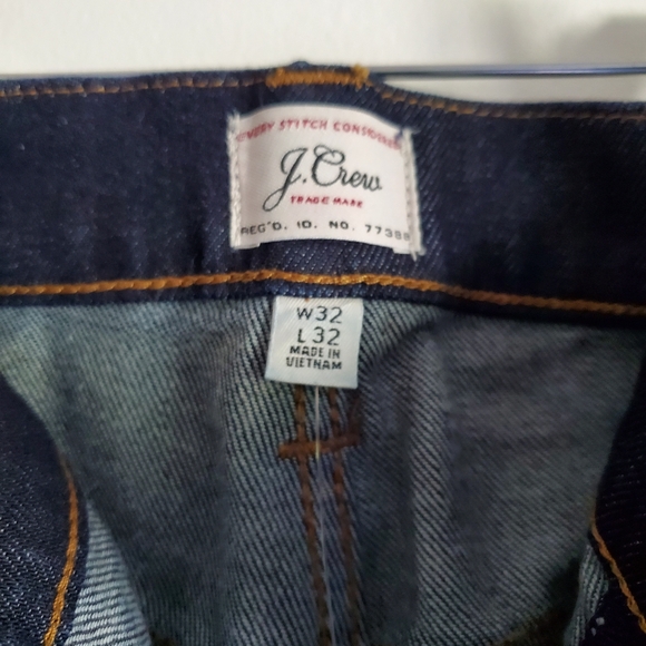 J CREW | NWT 770 Straight Blue Resin Rinse Japanese Denim Jeans (Size 32) - Picture 8 of 9